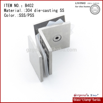 China 304 Casting Stainless Steel Glass Mounting Hold Down Clamp